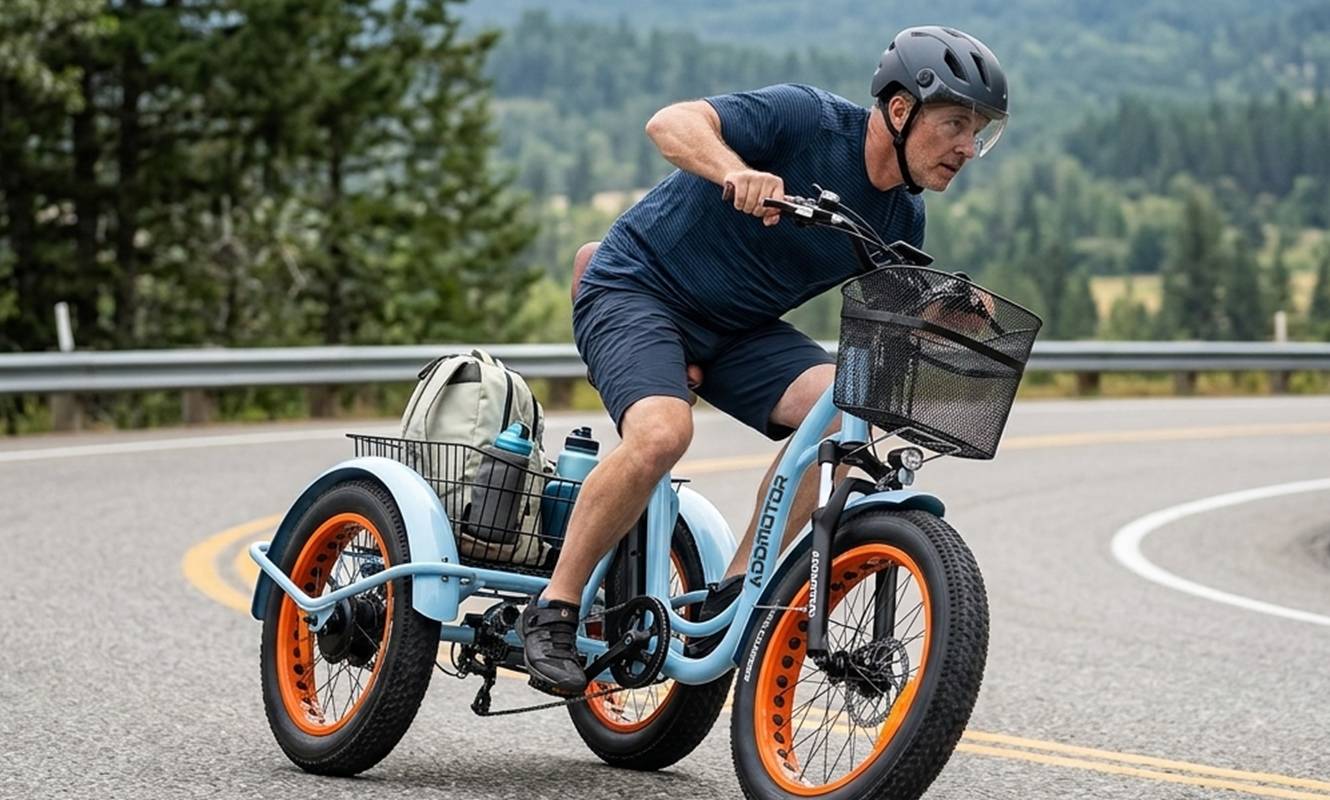 Tilting eTrike